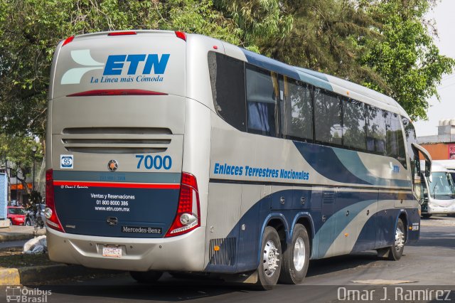 ETN - Enlaces Terrestres Nacionales 7000 na cidade de Gustavo A. Madero, Ciudad de México, México, por Omar Ramírez Thor2102. Número da foto: #5609584.