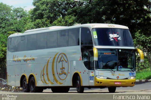 Kin-Guin Turismo e Transporte 1017 na cidade de Presidente Prudente, São Paulo, Brasil, por Francisco Ivano. ID da foto: 5610041.