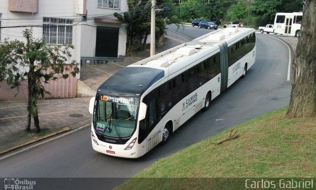 Visate - Viação Santa Tereza 783 na cidade de Caxias do Sul, Rio Grande do Sul, Brasil, por Carlos Gabriel. Número da foto: #5608603.