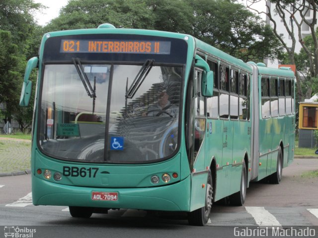 Transporte Coletivo Glória BB617 na cidade de Curitiba, Paraná, Brasil, por Gabriel Machado. Número da foto: #5608228.