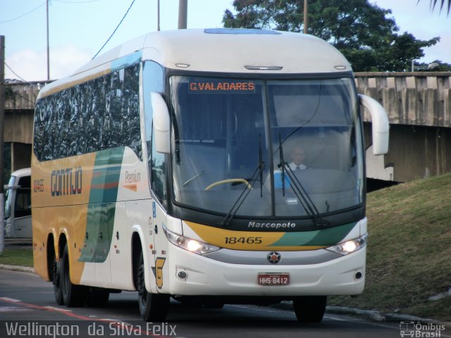 Empresa Gontijo de Transportes 18465 na cidade de Vitória, Espírito Santo, Brasil, por Wellington  da Silva Felix. Número da foto: #5608848.