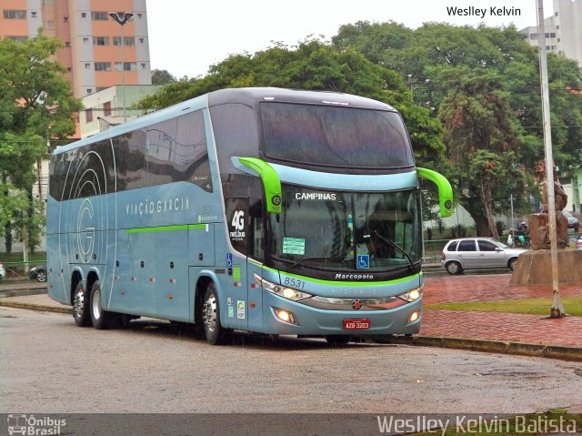 Viação Garcia 8531 na cidade de Sorocaba, São Paulo, Brasil, por Weslley Kelvin Batista. ID da foto: 5609509.