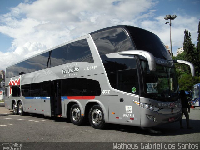 Auto Viação 1001 RJ 108.649 na cidade de São Paulo, São Paulo, Brasil, por Matheus Gabriel dos Santos. ID da foto: 5610656.