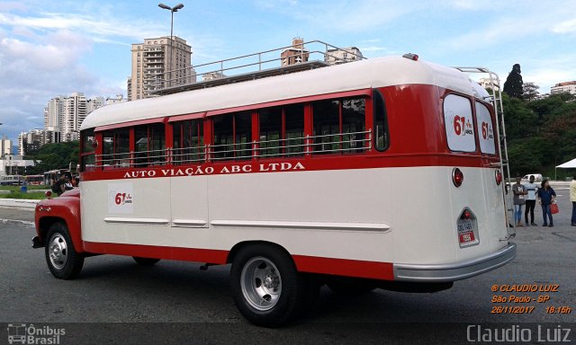 Auto Viação ABC 1956 na cidade de São Paulo, São Paulo, Brasil, por Claudio Luiz. ID da foto: 5609116.