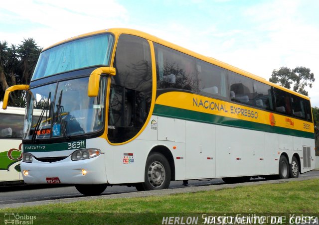 Nacional Expresso 36311 na cidade de Curitiba, Paraná, Brasil, por Sergio Guilherme Ketes. ID da foto: 5610473.