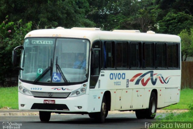 AVOA - Auto Viação Ourinhos Assis 11022 na cidade de Assis, São Paulo, Brasil, por Francisco Ivano. Número da foto: #5610683.