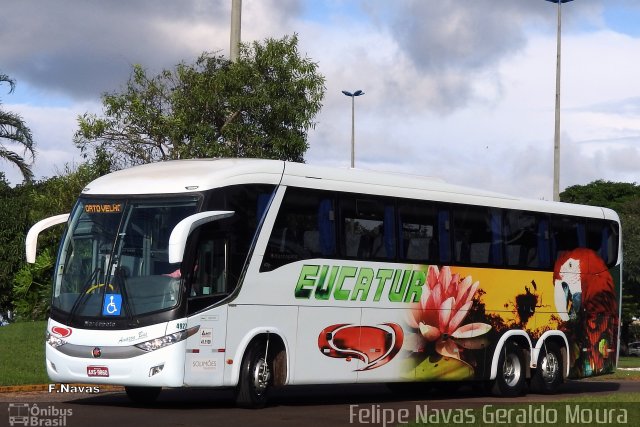 Eucatur - Empresa União Cascavel de Transportes e Turismo 4927 na cidade de Cascavel, Paraná, Brasil, por Felipe Navas Geraldo Moura . Número da foto: #5610000.