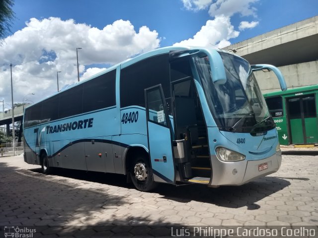 Transnorte - Transporte e Turismo Norte de Minas 48400 na cidade de Belo Horizonte, Minas Gerais, Brasil, por Luis Philippe Cardoso Coelho. ID da foto: 5608600.