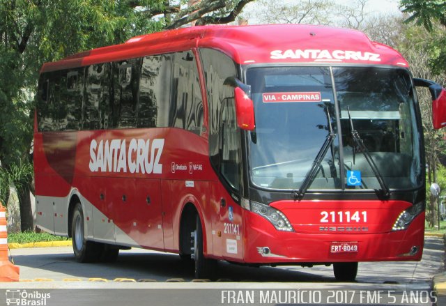 Viação Santa Cruz 211141 na cidade de São Paulo, São Paulo, Brasil, por Francisco Mauricio Freire. ID da foto: 5612291.