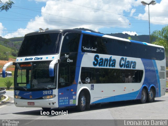 Viação Santa Clara Transporte e Turismo 2012 na cidade de Aparecida, São Paulo, Brasil, por Leonardo Daniel. Número da foto: #5611881.