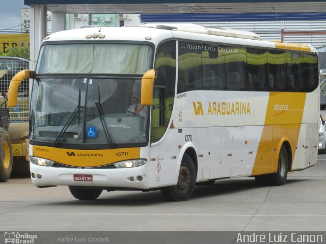 Viação Araguarina 10711 na cidade de Goiânia, Goiás, Brasil, por André Luiz Canon. Número da foto: #5613042.
