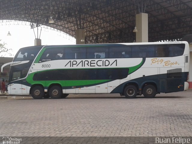 Viação Nossa Senhora Aparecida 8000 na cidade de Imperatriz, Maranhão, Brasil, por Ruan Felipe Melo Fonseca. Número da foto: #5610881.