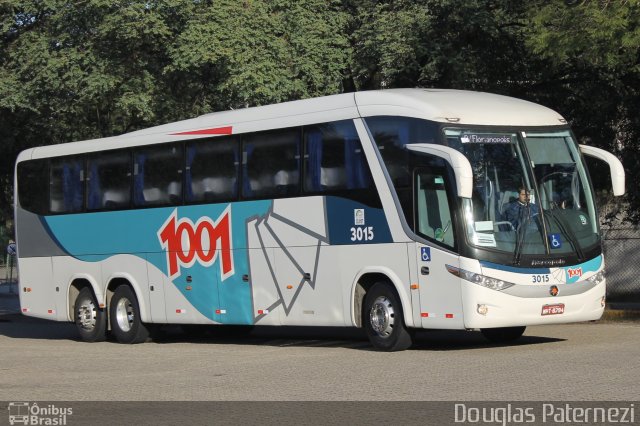Auto Viação 1001 3015 na cidade de São Paulo, São Paulo, Brasil, por Douglas Paternezi. Número da foto: #5612469.