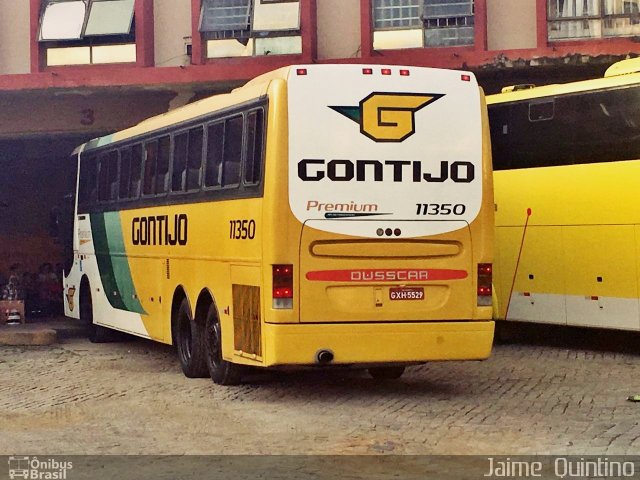 Empresa Gontijo de Transportes 11350 na cidade de Governador Valadares, Minas Gerais, Brasil, por Jaime  Quintino. ID da foto: 5611943.