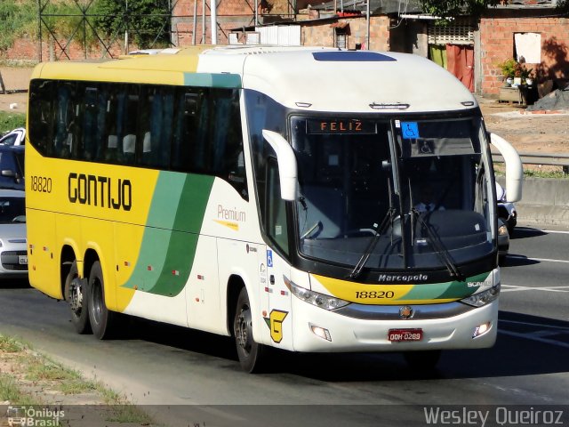 Empresa Gontijo de Transportes 18820 na cidade de Salvador, Bahia, Brasil, por Wesley Queiroz. ID da foto: 5612670.