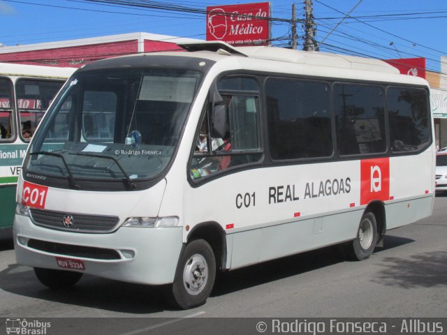 Real Alagoas de Viação C01 na cidade de Maceió, Alagoas, Brasil, por Rodrigo Fonseca. ID da foto: 5612006.