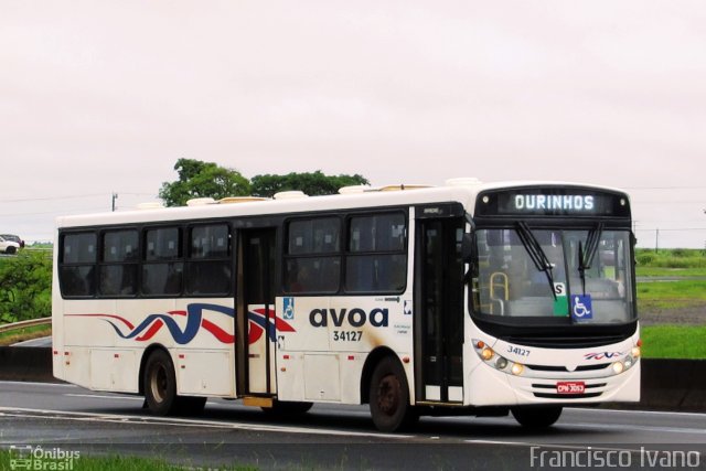 AVOA - Auto Viação Ourinhos Assis 34127 na cidade de Assis, São Paulo, Brasil, por Francisco Ivano. Número da foto: #5611516.