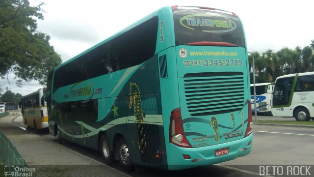 Coletivo Transpenha 715 na cidade de Curitiba, Paraná, Brasil, por Alberto Selinke. ID da foto: 5611562.