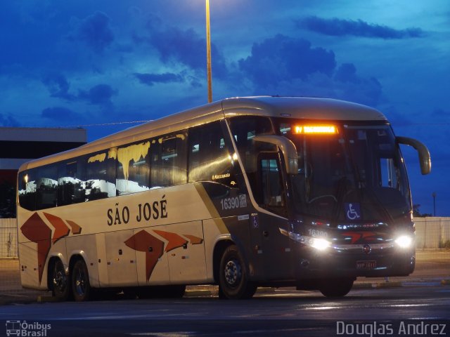 Expresso São José do Tocantins 16390 na cidade de Goiânia, Goiás, Brasil, por Douglas Andrez. Número da foto: #5612614.