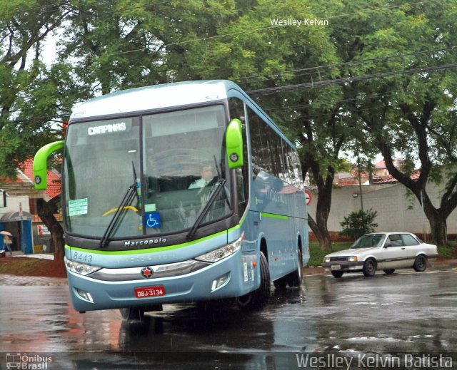 Viação Garcia 8443 na cidade de Sorocaba, São Paulo, Brasil, por Weslley Kelvin Batista. Número da foto: #5612139.