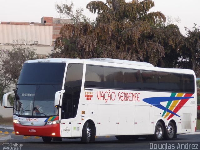 Viação Serrense 3001 na cidade de Trindade, Goiás, Brasil, por Douglas Andrez. Número da foto: #5612543.