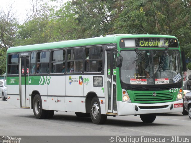 Auto Viação Veleiro 3727 na cidade de Maceió, Alagoas, Brasil, por Rodrigo Fonseca. ID da foto: 5612016.