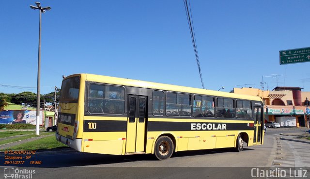 ABC Transportes Coletivos - Cidade de Caçapava 100 na cidade de Caçapava, São Paulo, Brasil, por Claudio Luiz. Número da foto: #5614641.