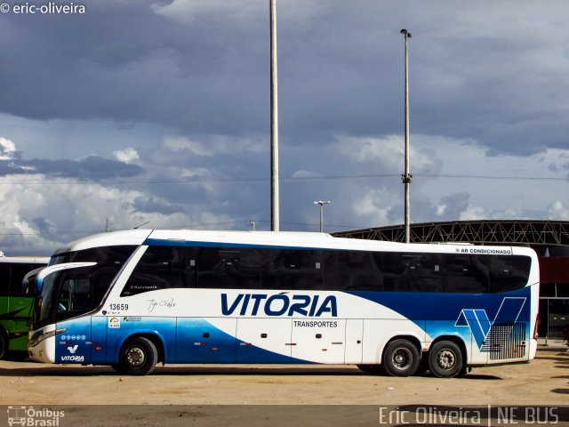 Vitória Transportes 13659 na cidade de Caruaru, Pernambuco, Brasil, por Eric Oliveira. ID da foto: 5613758.