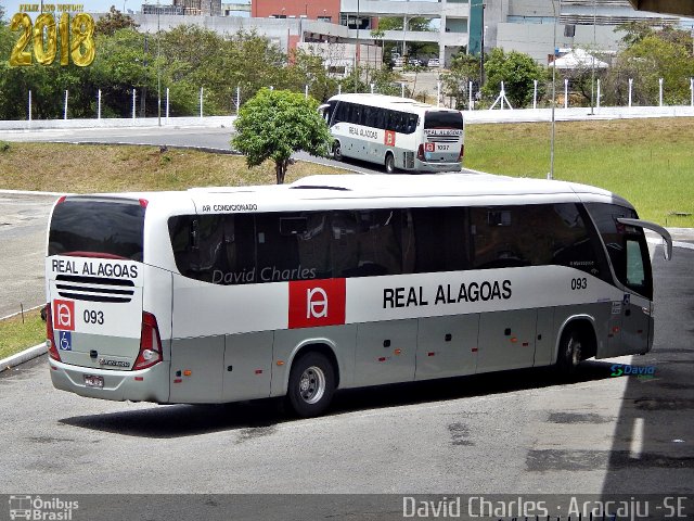 Real Alagoas de Viação 093 na cidade de Aracaju, Sergipe, Brasil, por David  Souza. ID da foto: 5615549.