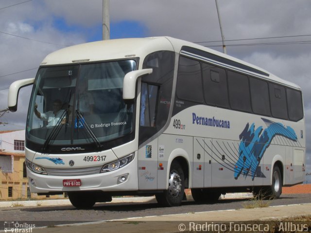 Viação Pernambucana Transporte e Turismo 317 na cidade de Juazeiro, Bahia, Brasil, por Rodrigo Fonseca. Número da foto: #5616400.