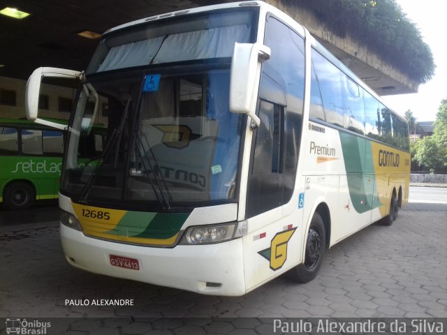 Empresa Gontijo de Transportes 12685 na cidade de Belo Horizonte, Minas Gerais, Brasil, por Paulo Alexandre da Silva. ID da foto: 5614389.