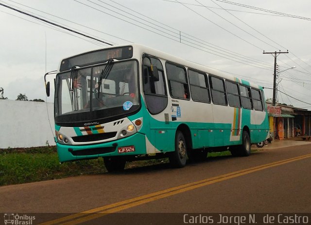 Ônibus Particulares KJP5474 na cidade de Igarapé-Açu, Pará, Brasil, por Carlos Jorge N.  de Castro. ID da foto: 5614101.