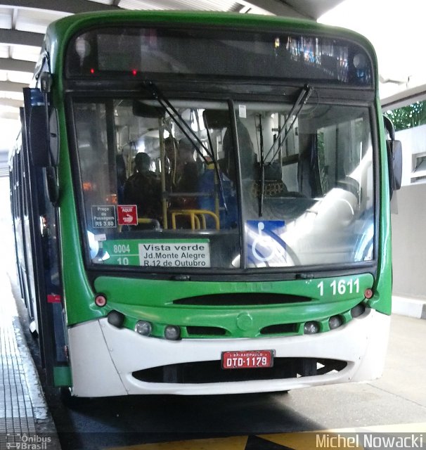 Viação Santa Brígida 1 1611 na cidade de São Paulo, São Paulo, Brasil, por Michel Nowacki. Número da foto: #5615539.