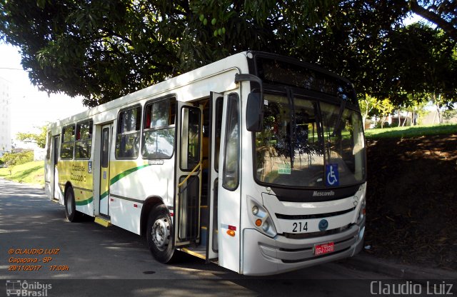 ABC Transportes Coletivos - Cidade de Caçapava 214 na cidade de Caçapava, São Paulo, Brasil, por Claudio Luiz. Número da foto: #5614688.