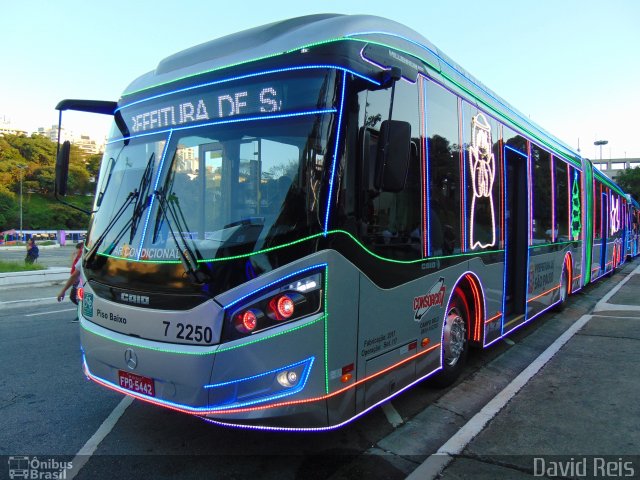 Viação Campo Belo 7 2250 na cidade de São Paulo, São Paulo, Brasil, por David Reis. Número da foto: #5616440.