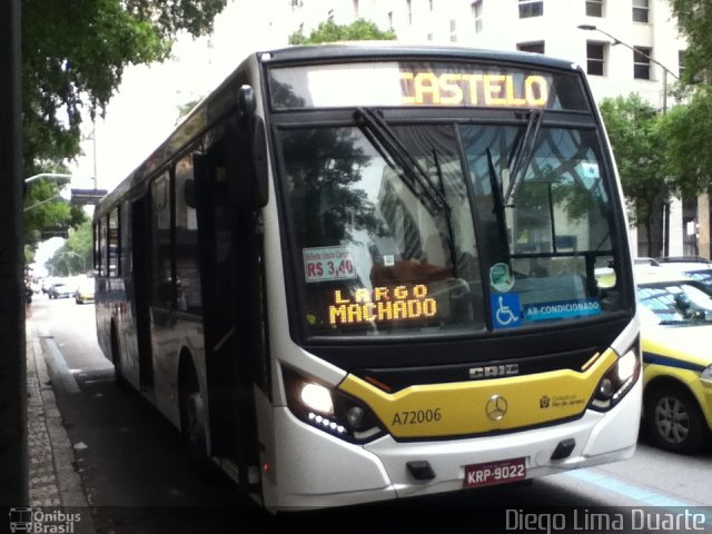 Transurb A72006 na cidade de Rio de Janeiro, Rio de Janeiro, Brasil, por Diego Lima Duarte. Número da foto: #5614056.