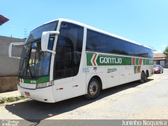 Empresa Gontijo de Transportes 11715 na cidade de Araçuaí, Minas Gerais, Brasil, por Juninho Nogueira. ID da foto: 5614863.