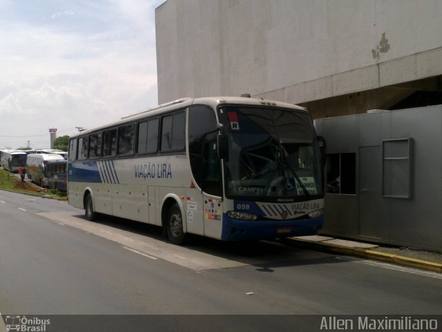 Viação Lira 059 na cidade de Campinas, São Paulo, Brasil, por Allen Maximiliano. ID da foto: 5616038.