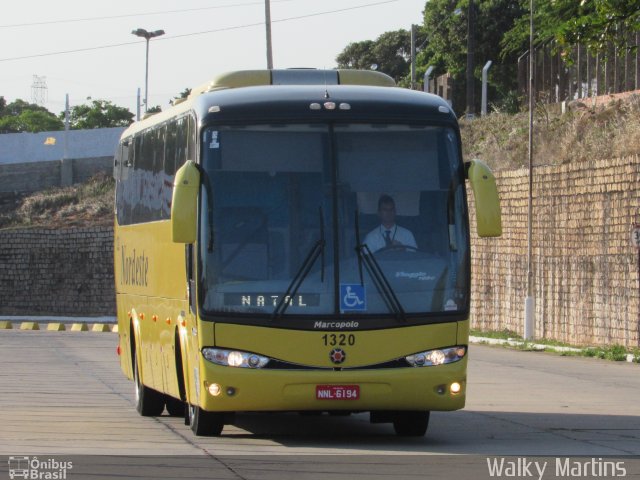 Viação Nordeste 1320 na cidade de Natal, Rio Grande do Norte, Brasil, por Walky Martins Nascimento. Número da foto: #5615541.