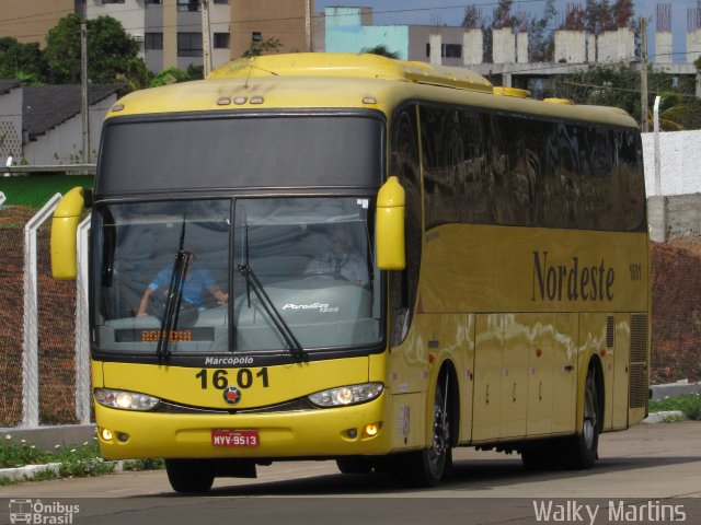 Viação Nordeste 1601 na cidade de Natal, Rio Grande do Norte, Brasil, por Walky Martins Nascimento. ID da foto: 5615572.