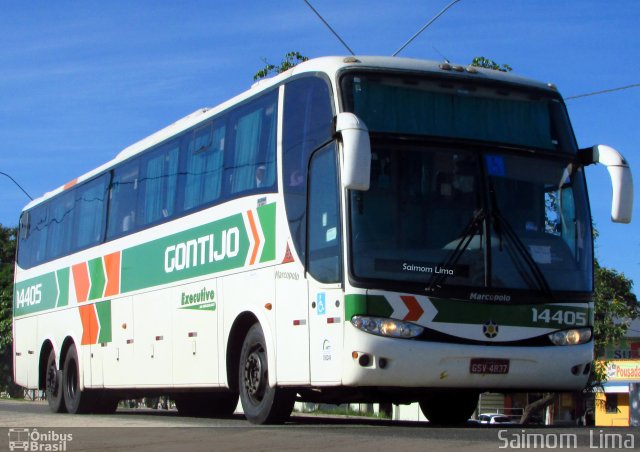 Empresa Gontijo de Transportes 14405 na cidade de Mucuri, Bahia, Brasil, por Saimom  Lima. Número da foto: #5616095.