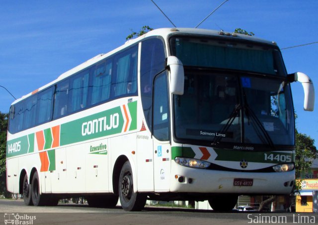 Empresa Gontijo de Transportes 14405 na cidade de Mucuri, Bahia, Brasil, por Saimom  Lima. ID da foto: 5616095.