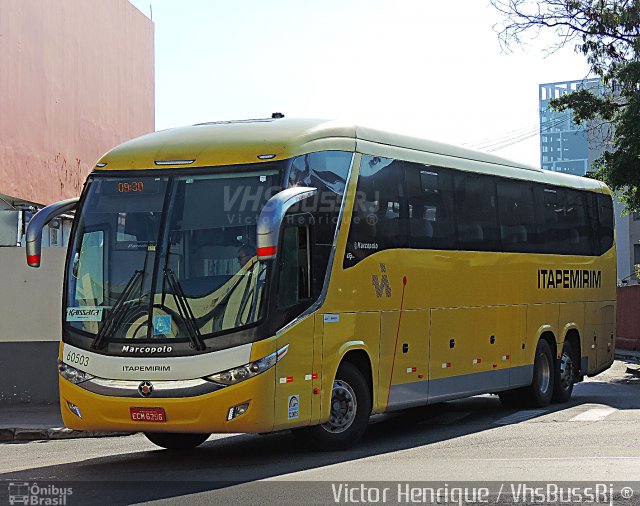 Viação Itapemirim 60503 na cidade de Rio de Janeiro, Rio de Janeiro, Brasil, por Victor Henrique. Número da foto: #5615171.