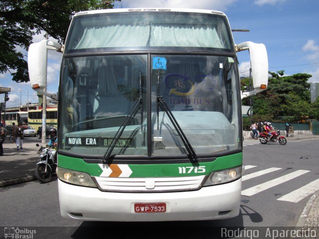 Empresa Gontijo de Transportes 11715 na cidade de Belo Horizonte, Minas Gerais, Brasil, por Rodrigo  Aparecido. ID da foto: 5615069.