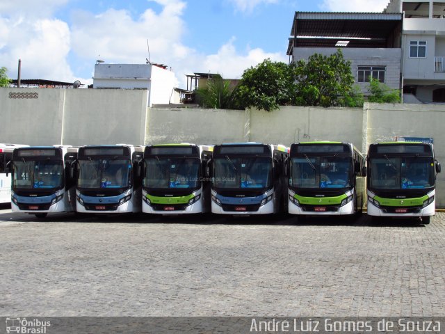 Viação Novacap Garagem na cidade de Rio de Janeiro, Rio de Janeiro, Brasil, por André Luiz Gomes de Souza. ID da foto: 5544212.