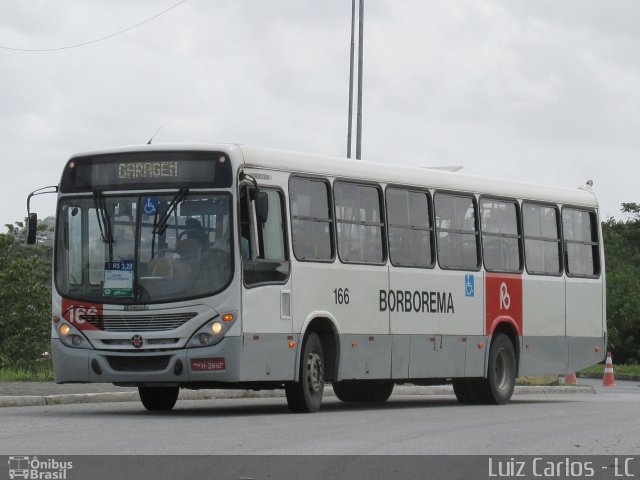 Borborema Imperial Transportes 166 na cidade de São Lourenço da Mata, Pernambuco, Brasil, por Luiz Carlos de Santana. ID da foto: 5543688.