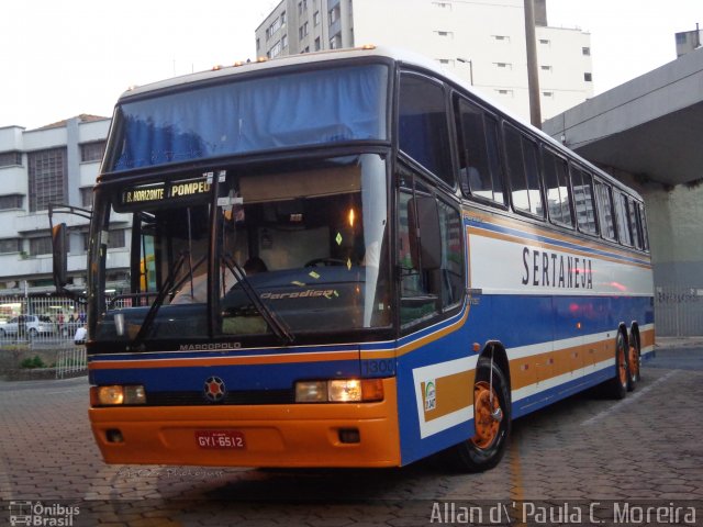 Viação Sertaneja 1300 na cidade de Belo Horizonte, Minas Gerais, Brasil, por Allan de Paula  da Cruz Moreira. Número da foto: #5545140.