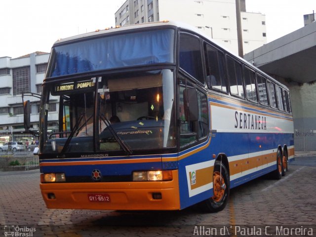 Viação Sertaneja 1300 na cidade de Belo Horizonte, Minas Gerais, Brasil, por Allan de Paula  da Cruz Moreira. ID da foto: 5545140.