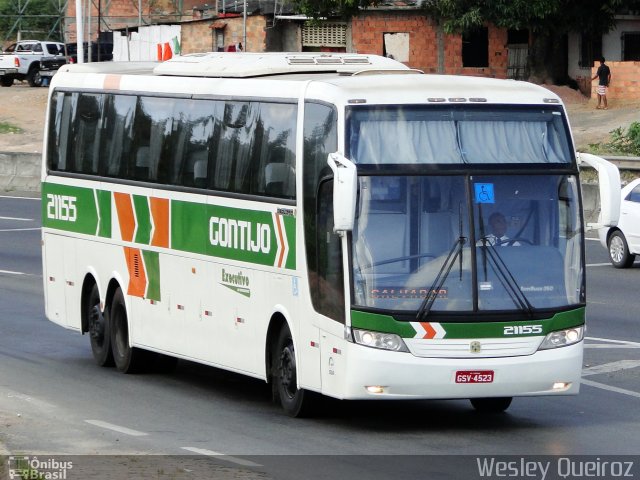 Empresa Gontijo de Transportes 21155 na cidade de Salvador, Bahia, Brasil, por Wesley Queiroz. ID da foto: 5544895.