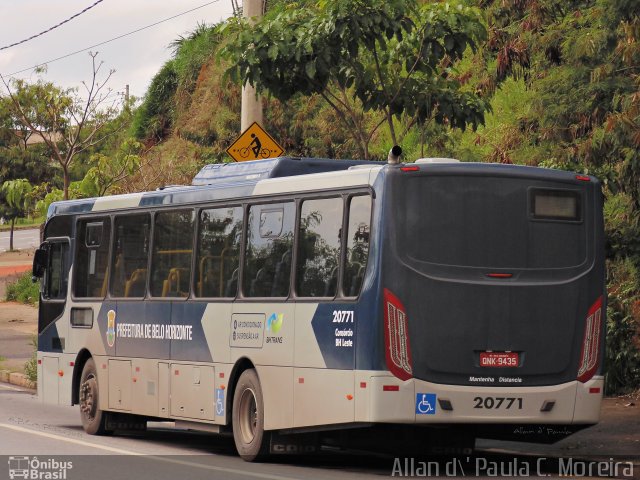 SM Transportes 20771 na cidade de Belo Horizonte, Minas Gerais, Brasil, por Allan de Paula  da Cruz Moreira. ID da foto: 5544540.